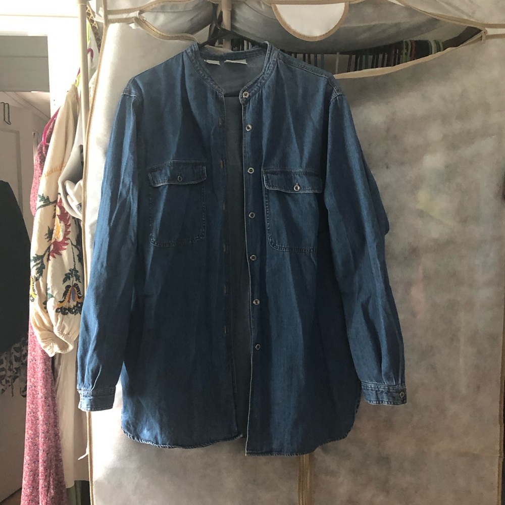 Rafaella VTG denim top button down shirt in EUC